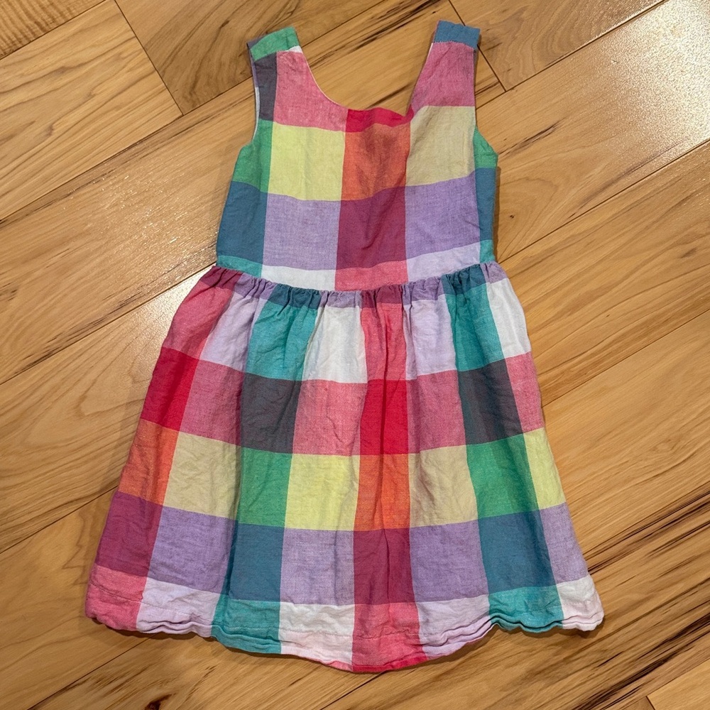 GAP Multicolor Plaid Kids Dress